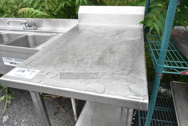 Stainless Steel Table w/ Metal Under Shelf. - Image 4 of 6