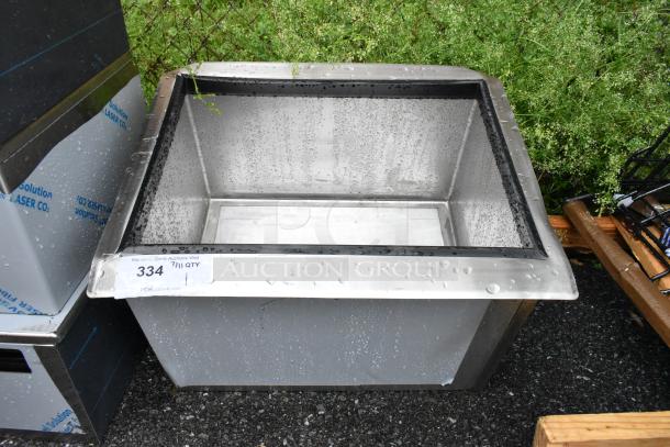 BRAND NEW SCRATCH AND DENT! Stainless Steel Drop In Bin - Image 1 of 4