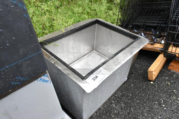BRAND NEW SCRATCH AND DENT! Stainless Steel Drop In Bin - Image 2 of 4