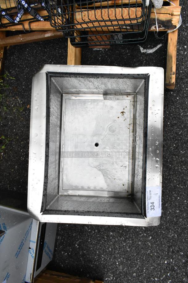 BRAND NEW SCRATCH AND DENT! Stainless Steel Drop In Bin - Image 4 of 4