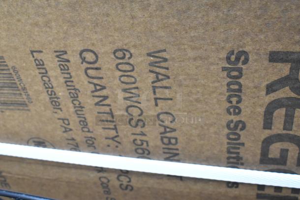 6 BRAND NEW SCRATCH AND DENT! Items Including 600WT30X60BS Regency 30" x 60" 16-Gauge 304 Stainless Steel Commercial Open Base Work Table with 4" Backsplash, Metro 63PK3 Stationary Super Erecta SiteSelect 63" Metroseal 3 Post 46163PK3, 600WCS1560 Regency 60" Stainless Steel Wall Cabinet with Sliding Doors. 6 Times Your Bid! - Image 6 of 7