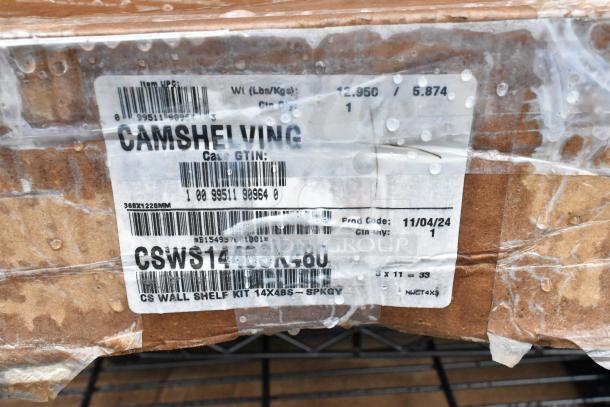 10 BRAND NEW SCRATCH AND DENT! Items Including 600WS1236 Regency 18 Gauge Stainless Steel 12" x 36" Solid Wall Shelf, 522EBTKD3072D Steelton 30" x 72" 16 Gauge Type 430 Stainless Steel Enclosed Base Sliding Door Table, 522ETSG3072 Steelton 30" x 72" 18 Gauge 430 Stainless Steel Work Table with Undershelf, CSWS1448SK480 Cambro Camshelving® 14" Wide Wall Shelf, 384TBL7230BF Lancaster Table & Seating 30" x 72" Granite White Plastic Bi-Folding Table. 10 Times Your Bid! - Image 8 of 10
