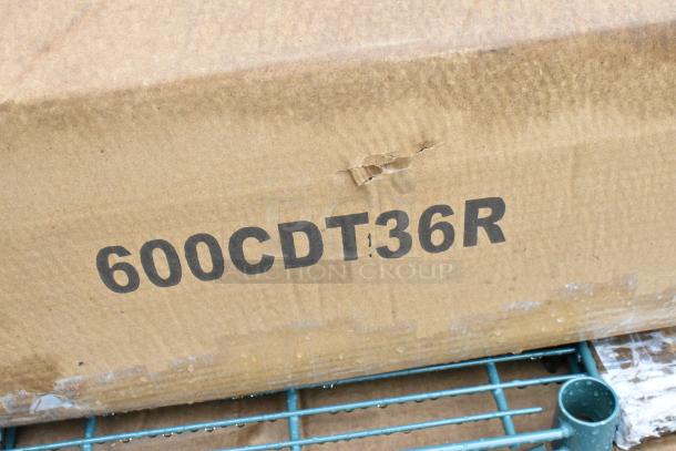 8 BRAND NEW SCRATCH AND DENT! Items Including 522ETSG24602 Steelton 24" x 60" 18 Gauge 430 Stainless Steel Work Table with Undershelf and 2" Rear Upturn, 600CDT36R Regency 16 Gauge 3' Clean Dish Table - Right Drainboard, 2 73AVF30WLFO Boltic 30" Wall-Mounted 2-Speed Oscillating Fan - 6,750-8,100 CFM, 120V, 407BUNFULL Choice Full Size 19 Gauge 18" x 26" Wire in Rim Aluminum Bun Pans / Sheet Pans, Metro 2160NK3 Super Erecta Metroseal 3 Wire Shelf - 21" x 60" 4612160NK3. 8 Times Your Bid! - Image 5 of 9