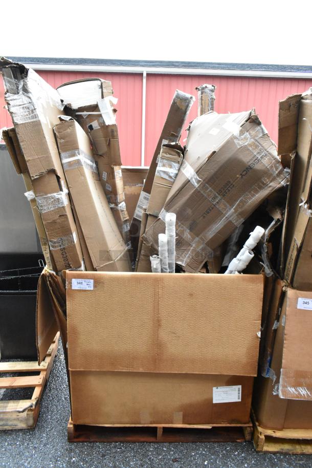 12 BRAND NEW SCRATCH AND DENT! Items Including 522SG3072 Steelton 30" x 72" 18-Gauge Stainless Steel Equipment Stand with Undershelf and Galvanized Legs, 600WS1896 Regency 16 Gauge Stainless Steel 18" x 96" Heavy Duty Wall Shelf, 600CDT24R Regency 16 Gauge 2' Clean Dish Table, 3493060TBA Lancaster Table & Seating Rectangular Reversible White Birch / Ash Laminated Table Top, 600WS1272HD Regency 16 Gauge Stainless Steel 12" Wide Heavy Duty Solid Wall Shelf. 12 Times Your Bid! - Image 1 of 13