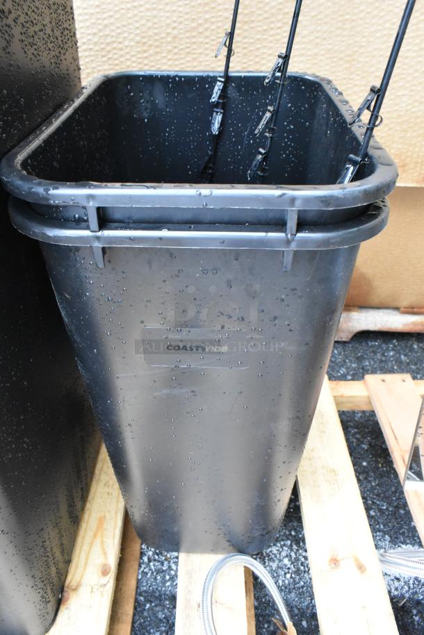ALL ONE MONEY! Lot of Various Items Including Sink, Black Poly Trash Cans, Booster Seats - Image 3 of 4