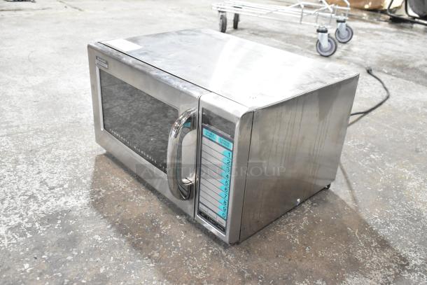 2024 Sharp R-21LVF Stainless Steel Countertop Microwave Oven. 120 Volts 1 Phase. - Image 3 of 8