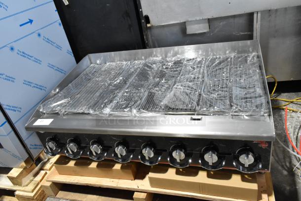 BRAND NEW SCRATCH AND DENT! 2019 Vollrath CBL2048 Stainless Steel Commercial Countertop Propane Gas Powered Charbroiler Grill. - Image 1 of 11