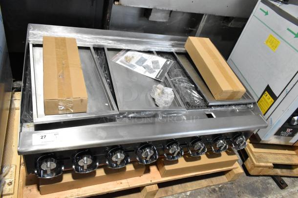 BRAND NEW SCRATCH AND DENT! 2019 Vollrath CBL2048 Stainless Steel Commercial Countertop Propane Gas Powered Charbroiler Grill. - Image 2 of 11
