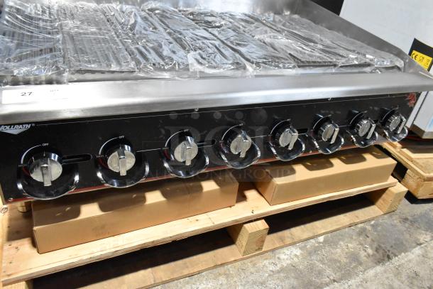BRAND NEW SCRATCH AND DENT! 2019 Vollrath CBL2048 Stainless Steel Commercial Countertop Propane Gas Powered Charbroiler Grill. - Image 10 of 11