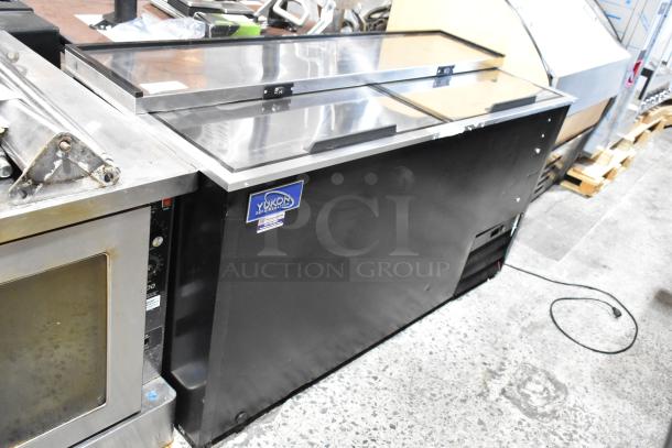 BRAND NEW SCRATCH AND DENT! Yukon YBC-64 Stainless Steel Commercial Back Bar Bottle Cooler w/ 2 Sliding Lids. 115 Volts, 1 Phase. - Image 1 of 8