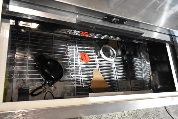 BRAND NEW SCRATCH AND DENT! Yukon YBC-64 Stainless Steel Commercial Back Bar Bottle Cooler w/ 2 Sliding Lids. 115 Volts, 1 Phase. - Image 4 of 8