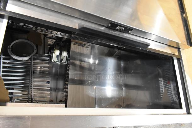 BRAND NEW SCRATCH AND DENT! Yukon YBC-64 Stainless Steel Commercial Back Bar Bottle Cooler w/ 2 Sliding Lids. 115 Volts, 1 Phase. - Image 5 of 8