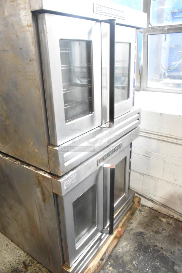 2 Bakers Pride Cyclone Stainless Steel Commercial Natural Gas Powered Full Size Convection Oven w/ View Through Doors, Metal Oven Racks, Thermostatic Controls. 2 Times Your Bid! - Image 8 of 8