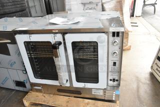 Brand new Southbend PCG50S/SD stainless steel convection oven, 5-shelf, natural gas, view-through doors, 50,000 BTU.