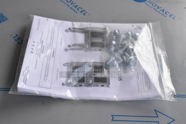 Bag of assembly hardware and instruction manual for Southbend PCG50S/SD convection oven.