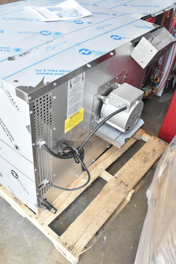 BRAND NEW Southbend PCG50S/SD Stainless Steel Convection Oven with view-through doors and metal racks, 50,000 BTU, natural gas.