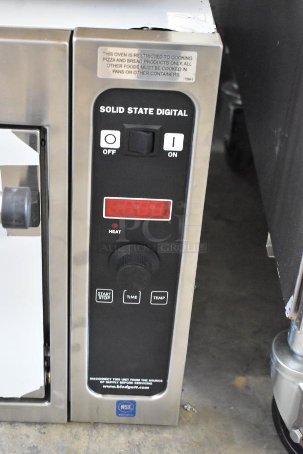 Brand new Blodgett 1415 stainless steel countertop oven. Electric, 208V, 3 phase, with digital controls. Scratch and dent condition.