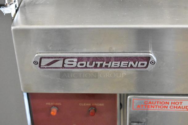 Southbend ALTAIR II-4-SB stainless steel steam cabinet, single deck, electric, 208V, 3-phase. Features heating and clean probe controls.