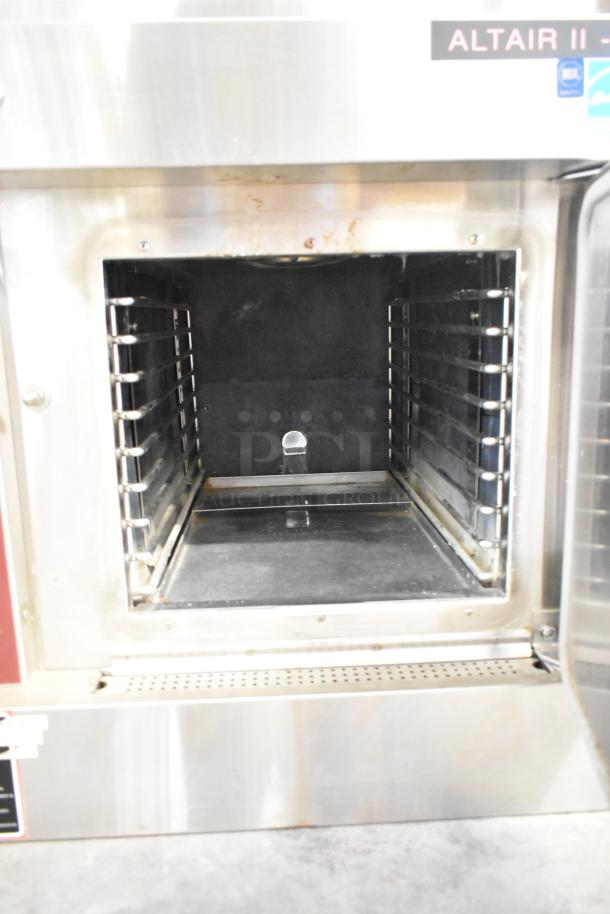 Southbend ALTAIR II-4-SB stainless steel steam cabinet, single deck, electric, 208V, 3-phase, commercial use.