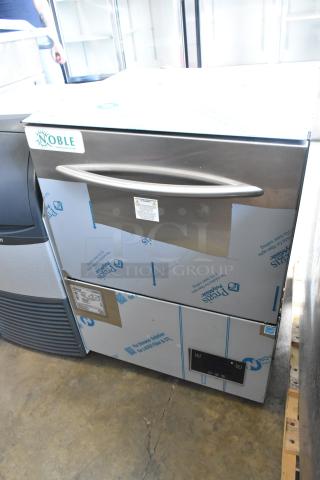 Brand new Noble Wareforce UH30-E stainless steel commercial dishwasher with protective packaging. Energy efficient, high temp, 208/230V.