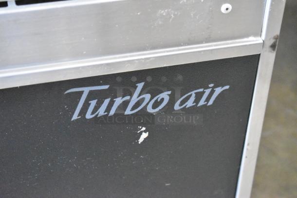 Turbo Air TD-5R metal deli display case, commercial-grade, 115 volts, 1 phase, visible branding, minor surface marks.