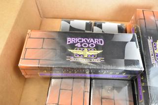 IN ORIGINAL BOX! Brickyard 400 Inaugural Race 1994 figurine, unopened, featuring Indianapolis Motor Speedway logo.