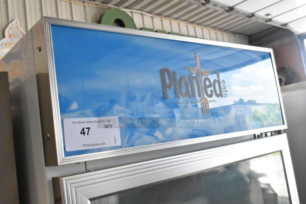 Avantco 178GDC12FHCW single door cooler, metal exterior, with poly coated racks. 115V, 1 Phase, commercial use.