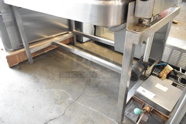 Groen NFPC-4 40 Gallon Braising Pan, stainless steel, floor style, 208V, 3-phase; features sturdy construction.