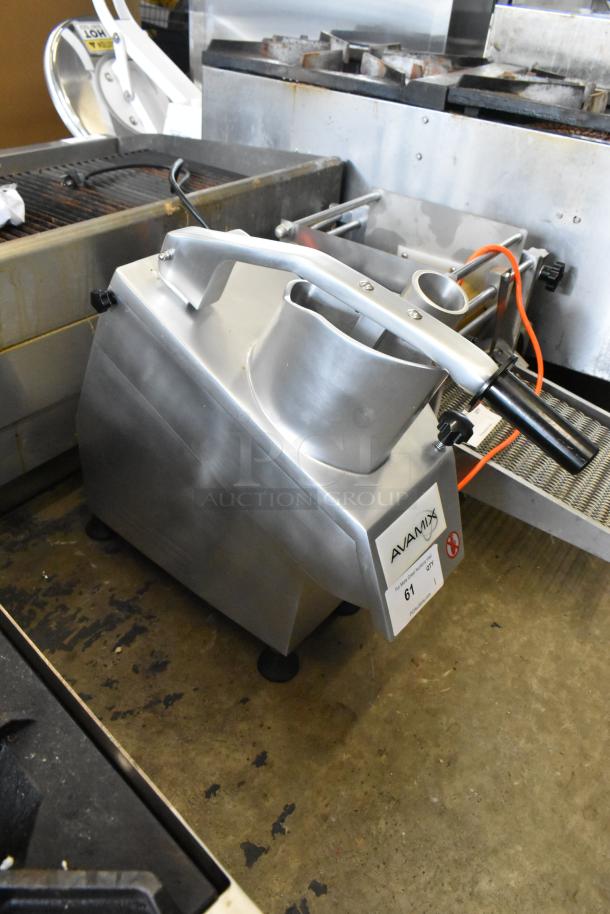 AvaMix 177CFP5D metal commercial countertop food processor, 120 volts, 1 phase, stainless finish, excellent condition.