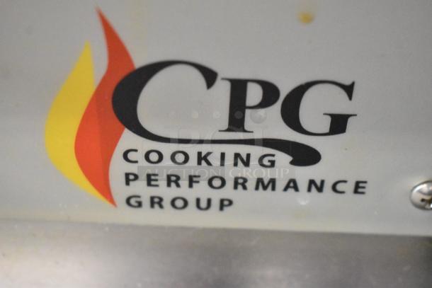 2023 CPG 351GTCPG36NL stainless steel commercial flat top griddle, natural gas, 90,000 BTU, brand logo shown.