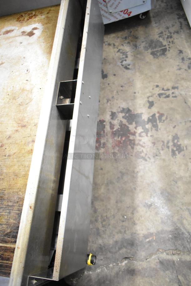 2023 Cooking Performance Group stainless steel flat top griddle, model 351GTCPG36NL, natural gas, 90,000 BTU. Used condition.