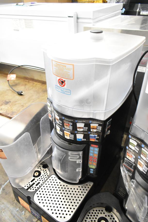 Taylor X83684-12 metal commercial countertop frozen drink mixer, visible control panel, caution labels, good condition.