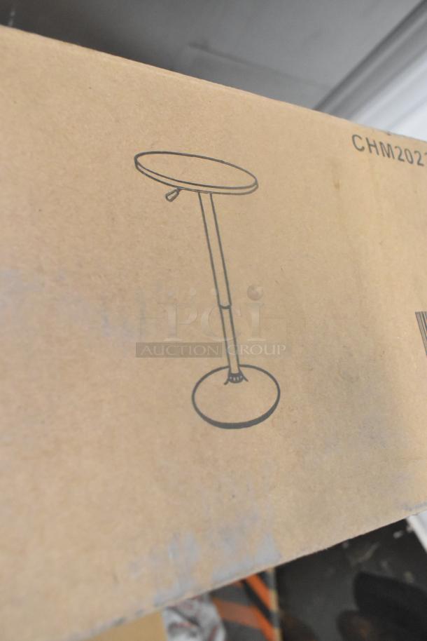Box labeled "CHM202" with a sketch of a table. Contains 3 brand new, scratch and dent CH-6-GG tables. Perfect for auction.