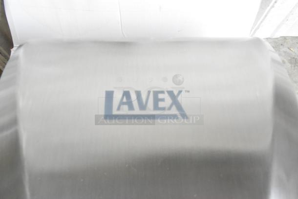 Lavex Satin Stainless Steel Automatic Hand Dryer with HEPA, 110/120V, 1,000W, new condition, ADA compliant.