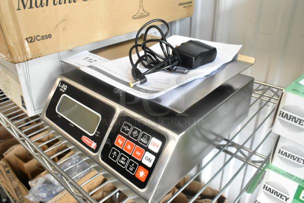BRAND NEW Torrey L-EQ 10/20 20 lb. Digital Scale, Legal for Trade, minor scratches, power adapter included.