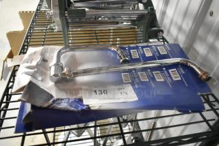 2 brand new T&S 068X double joint swing nozzles, 18", in original packaging. Scratch and dent condition.