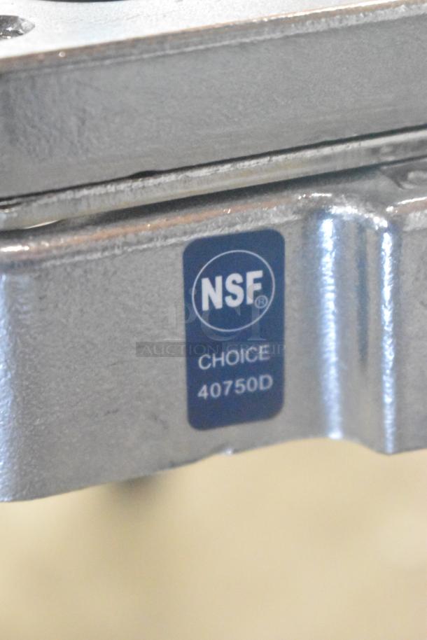 BRAND NEW Choice 40750D 1/2" Vegetable Dicer, labeled "NSF Choice 40750D", minor scratches visible.