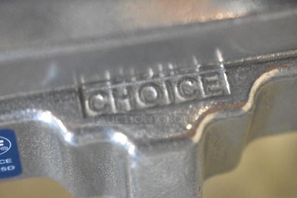 BRAND NEW Choice 40725D 1/4" Vegetable Dicer, visible "Choice" branding, slight scratches on metal finish.