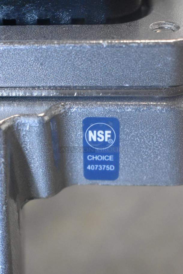 BRAND NEW Choice 407375D 3/8" vegetable dicer with NSF label, minor cosmetic dents, durable construction.