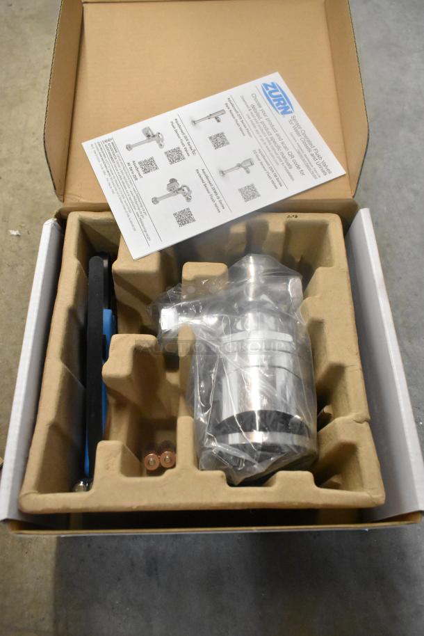 BRAND NEW Zurn ZERK-TM Sensor Retrofit Kit in original packaging with instruction manual; minor scratches on box.