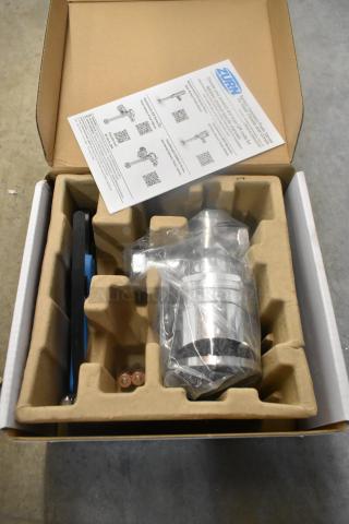 BRAND NEW Zurn ZERK-TM Sensor Retrofit Kit in original packaging with instruction manual; minor scratches on box.