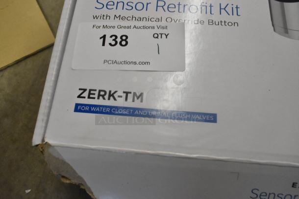 BRAND NEW Zurn ZERK-TM Sensor Retrofit Kit, scratch and dent, for water closet and urinal flush valves, Qty 1.