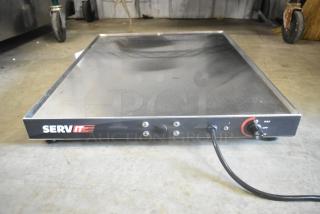 Brand new ServIt 423HSW2024 24" stainless steel heated shelf warmer, scratch and dent, 120V, 1 phase.