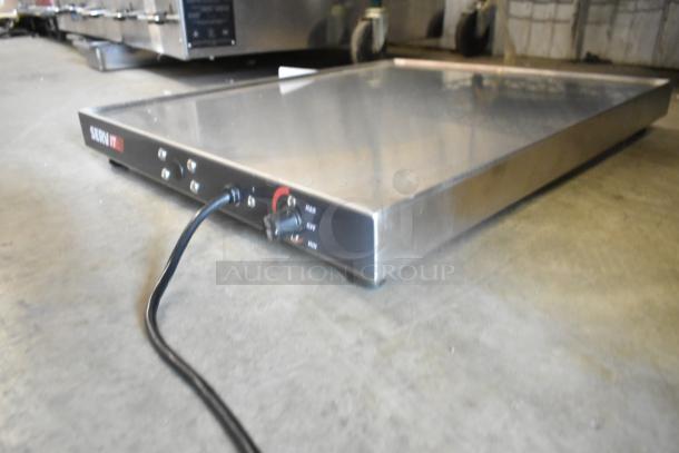 Brand new 2025 ServIt 423HSW2024 stainless steel heated shelf warmer, 24", 120 volts, 1 phase. Minor scratches and dents.
