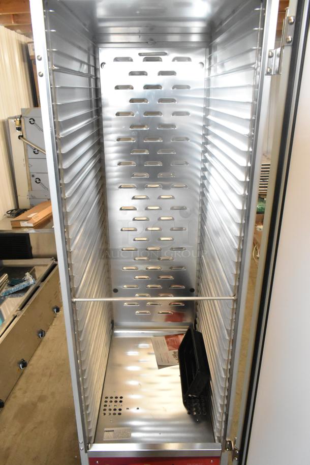 BRAND NEW 2025 Avantco 177HEAT1836I heated holding cabinet, insulated metal, clear door, commercial casters, 120V, 1 Phase.