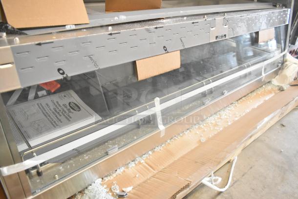 BRAND NEW Hatco GRHD-4PD Dual Shelf Merchandiser, stainless steel, 58.5", 120/208V, 1 Phase, scratch and dent condition.
