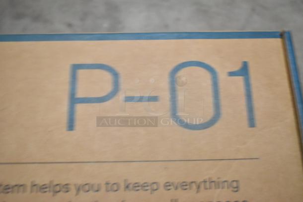 Toolflex Professional P-01 Tool Storage box, brand new with minor scratches and dents. Brown packaging with blue label "P-01".