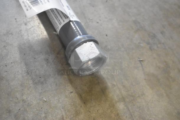 Brand new Dormont Ultra Flow Gas Hose, scratch and dent. Metal connector, visible product label, auction item.