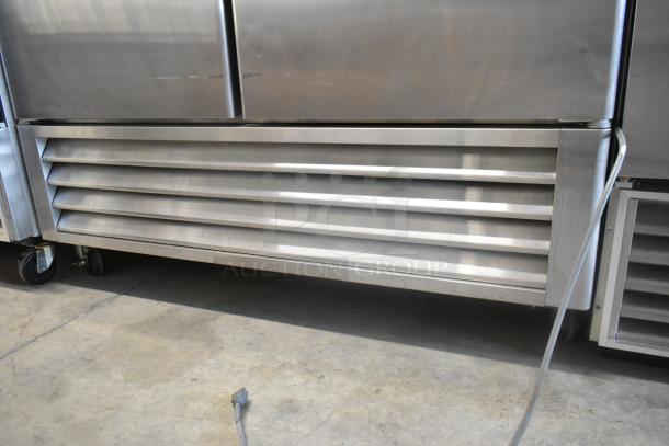 Kool Star KSR49-S stainless steel commercial cooler, 2 doors, on casters, 115V, 1 phase, excellent condition.