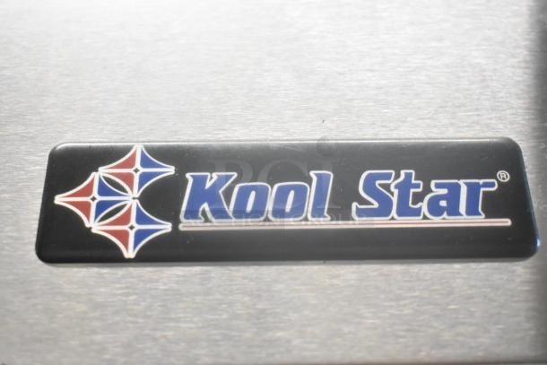 Kool Star logo on KSR49-S stainless steel cooler.